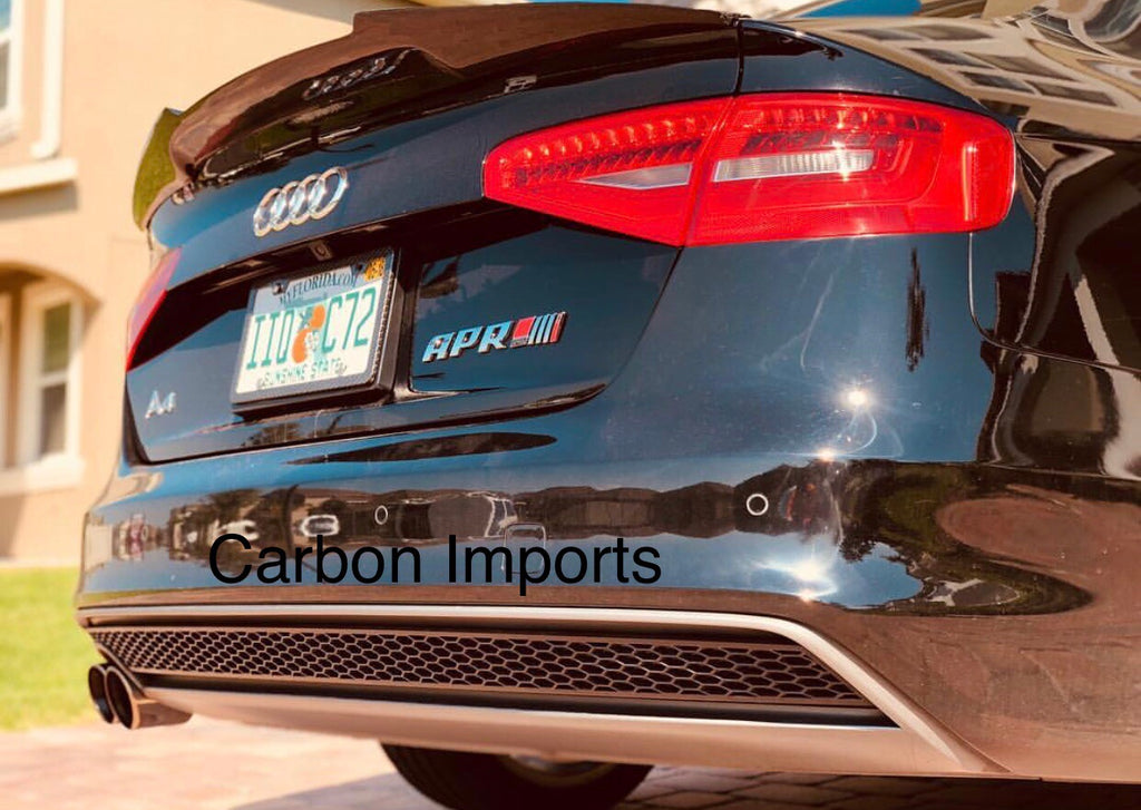 Audi A4 2009-2016 B8/B8.5 Carbon Fiber Trunk Lip V2 – Carbon Imports