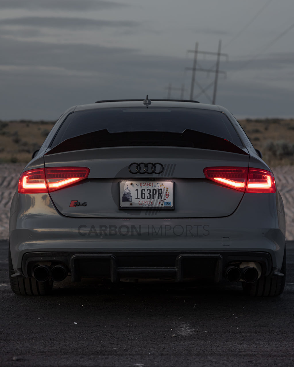 Audi S4 2009-2016 B8/B8.5 Carbon Fiber Trunk Lip V4.5 – Carbon Imports