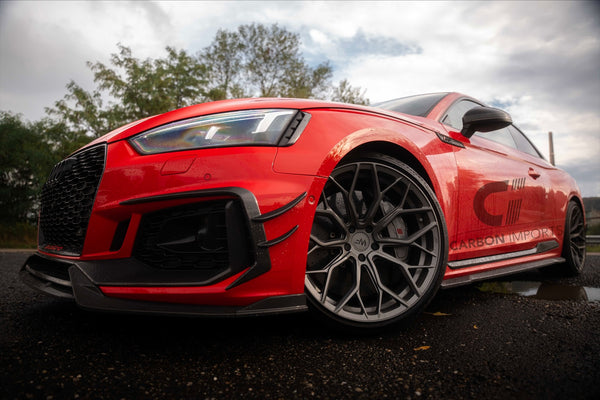 Audi RS5 2017-2019 B9 Carbon Fiber Front Fog Canards