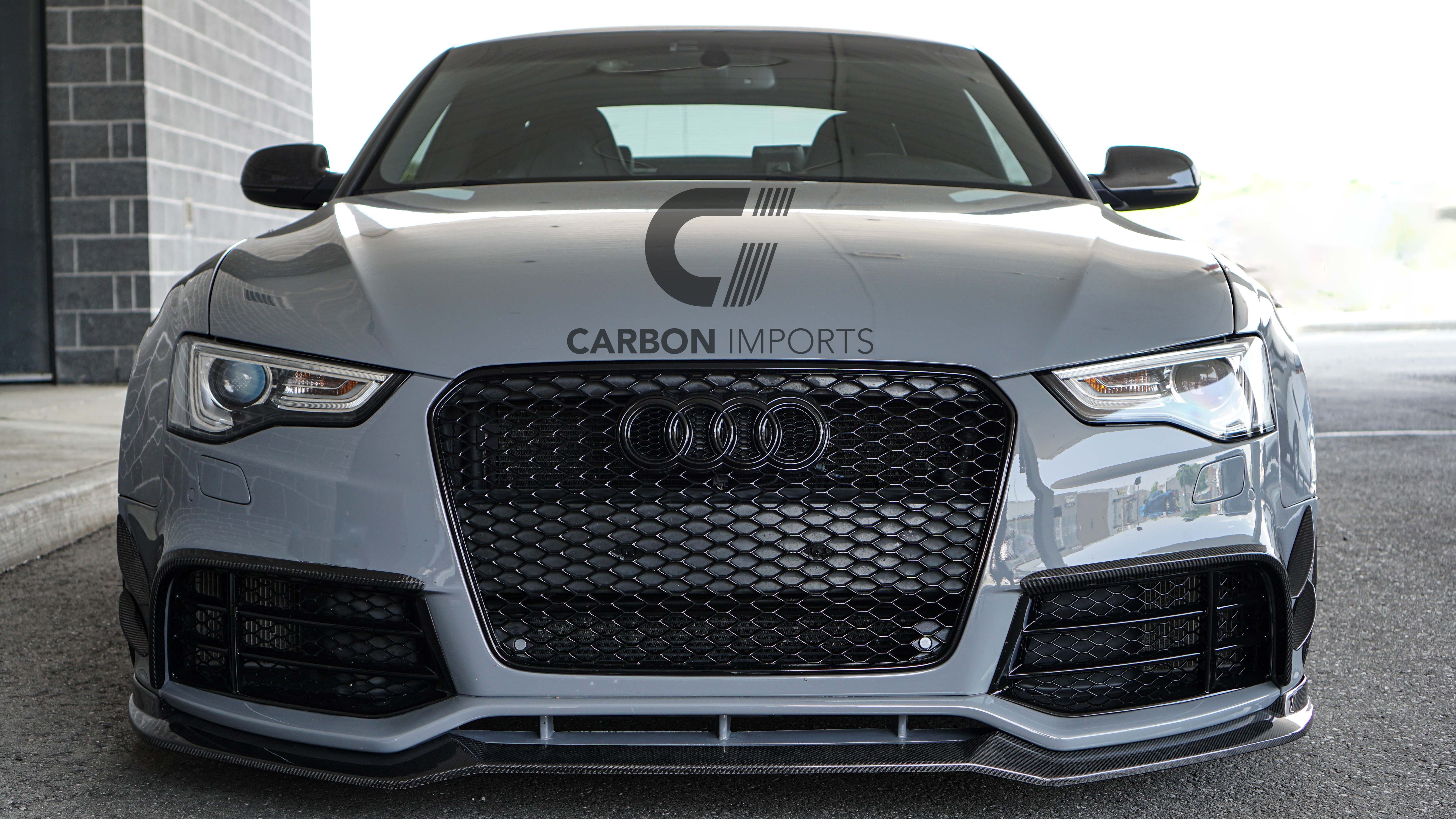 Audi Rs5 2013 2016 B8 5 Carbon Fiber Front Bumper Canards Carbon Imports