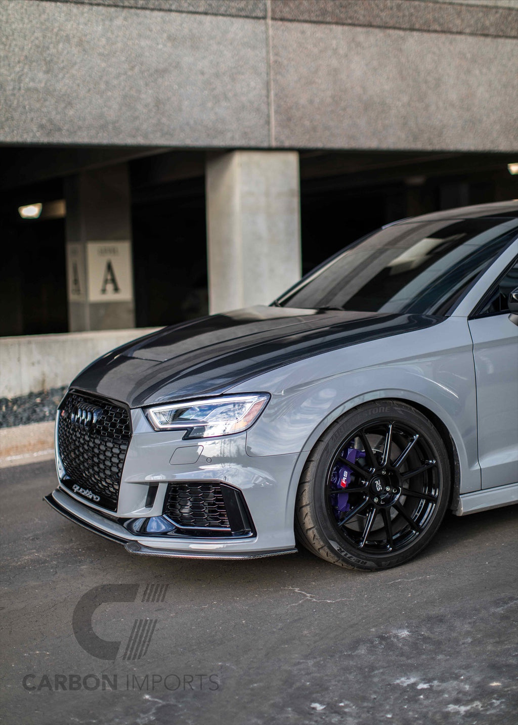 Audi RS3 8V Carbon Fiber Front Lip 2017-2020 – Carbon Imports